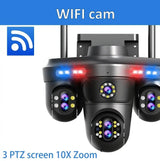 Difang 5MP WiFi IP Camera Outdoor PTZ 10x Zoom Auto Tracking CCTV - stepyours.com