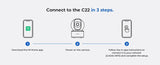 IMILAB C22 Indoor Baby Monitor AI Detection 360 PTZ Night Vision Xiaomi Home App - stepyours.com