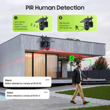 Tuya 3MP Solar Camera Outdoor WiFi Alexa 4G LTE SIM Light