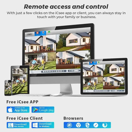 4MP Outdoor WiFi Camera PTZ 2K HD AI Auto Tracking Night Vision - stepyours.com