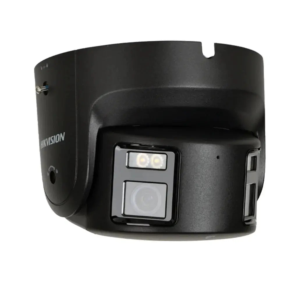 Hikvision 8MP Panoramic ColorVu Turret IP Camera Dual Lens Built In Mic Speaker - stepyours.com