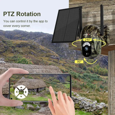 LS Vision Solar Security Camera Color Night Vision