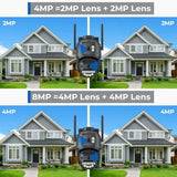 ANBIUX 8MP Dual Lens PTZ IP Camera with AI Humanoid Detection - stepyours.com