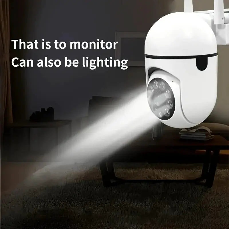 1080P Wireless Security Camera With Color Night Vision 2 Way Audio Pan Tilt Zoom - stepyours.com