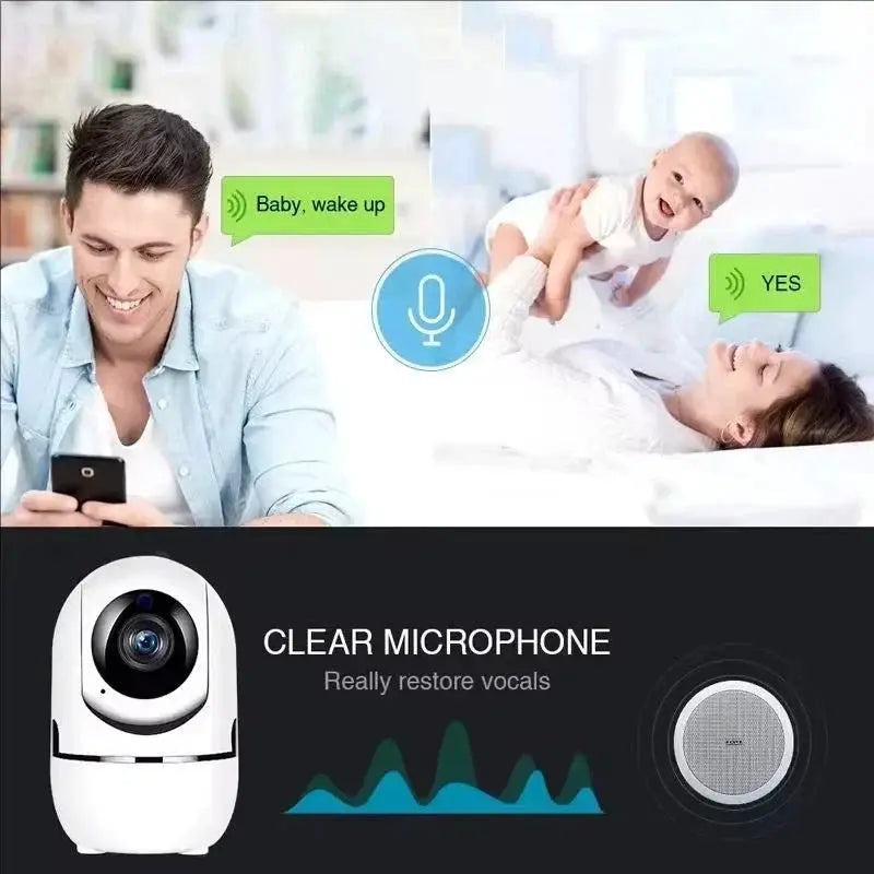 New Wireless IP Camera - Auto Tracking 1080P Night Vision For Home Security - stepyours.com