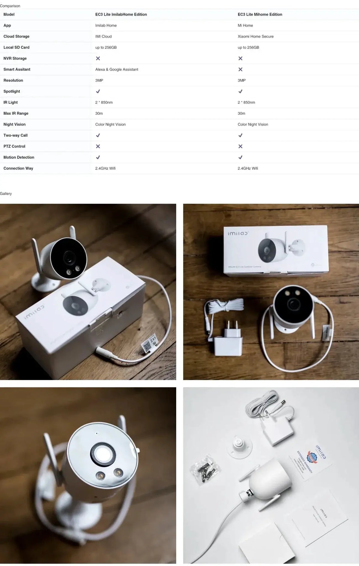 IMILAB EC3 Lite Outdoor Security Camera - 2K HD Color Night Vision - stepyours.com