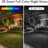 HEIYOUCAM WiFi Outdoor Security Camera 2K Battery AI Color Night Vision Hooks - stepyours.com