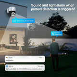 ASECAM 8MP 4K PTZ IP Camera Outdoor - AI Face Detection PoE Security Camera - stepyours.com