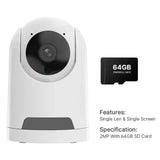 2K 4MP WiFi PTZ Security Camera With AI Tracking Features
