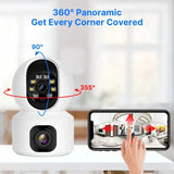 Hiseeu 2K PTZ Dome Camera Smart Home Security System