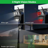 Advanced Outdoor AI Dual Lens PTZ Security Camera 4K
