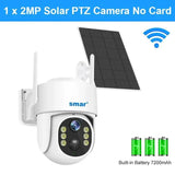 Solar Powered 4MP PTZ IP Security Camera With Night Vision