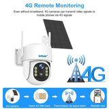 Solar Powered 4MP PTZ IP Security Camera With Night Vision