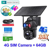 SHIWOJIA Solar 4G Security Camera With 360 Night Vision And 36X Zoom - stepyours.com