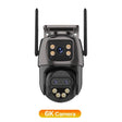 IP Camera 6K 9MP WiFi Outdoor Camera - 3 Lens Dual Screen PTZ With 8x Zoom - stepyours.com