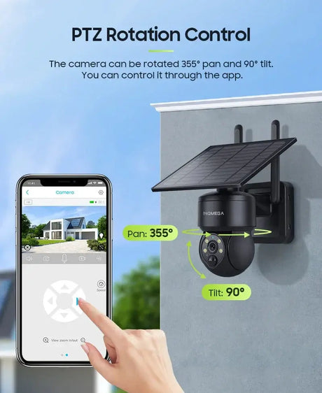 Tuya 3MP Solar Camera Outdoor WiFi Alexa 4G LTE SIM Light