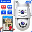 Lenovo HD PTZ Outdoor Camera Dual Lens 6MP With Auto Tracking - 5G WiFi - stepyours.com