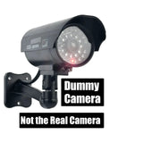 Eleopard Fake Security Camera - Waterproof Dummy CCTV With Red LED Add Hooks - stepyours.com