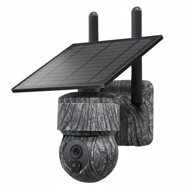 INQMEGA Solar Powered PTZ Camera 5MP 4MP WiFi 4G CCTV With Two Way Audio - stepyours.com