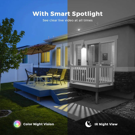 Abuntu 15MP 8K PTZ WiFi Outdoor Camera - 10X Zoom AI Human Detection - stepyours.com