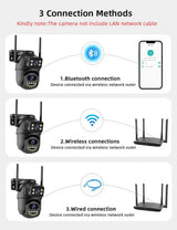 BELIA 4K 8MP WiFi Surveillance Camera With Dual Lens - Tredruns