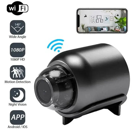 Wireless Mini Security Camera With Night Vision And Audio