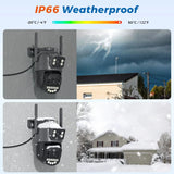 BESDER 5K 10MP WiFi PTZ Outdoor AI Human Detection CCTV Camera 4K IP66 - stepyours.com