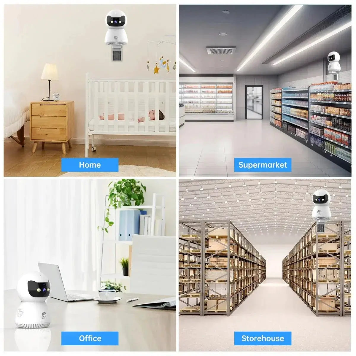 5MP AI Smart IP Security Camera With Night Vision Plus