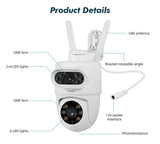 Fuers 8MP Outdoor IP Camera - Auto - Tracking and Tuya Smart Life Compatible - stepyours.com