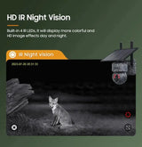 INQMEGA Solar Powered PTZ Camera 5MP 4MP WiFi 4G CCTV With Two Way Audio - stepyours.com