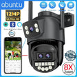 12MP 6K PTZ WiFi Outdoor Camera With 8X Zoom AI Human Detection Night Vision - stepyours.com