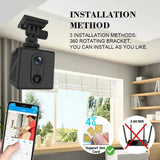 5MP 4G SIM Card Mini Camera - Indoor Night Vision Security Battery Powered Cam - stepyours.com