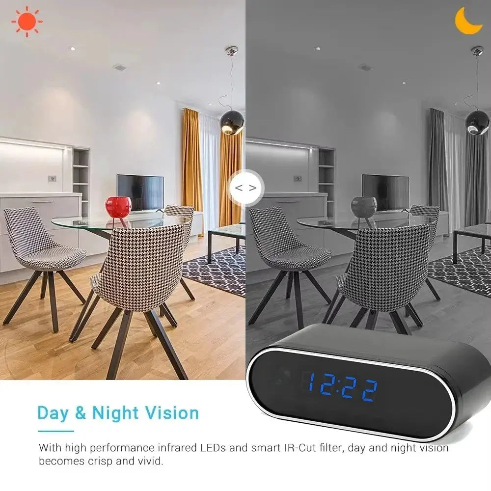 1080P FHD remote viewing camera supports WiFi 2.4G motion detection, infrared night vision, home wireless Mini Camera by stepyours.com
