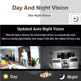 Jienuo 4K AHD CCTV Camera Outdoor Indoor IP66 Night Vision 5MP Home Surveillance - stepyours.com