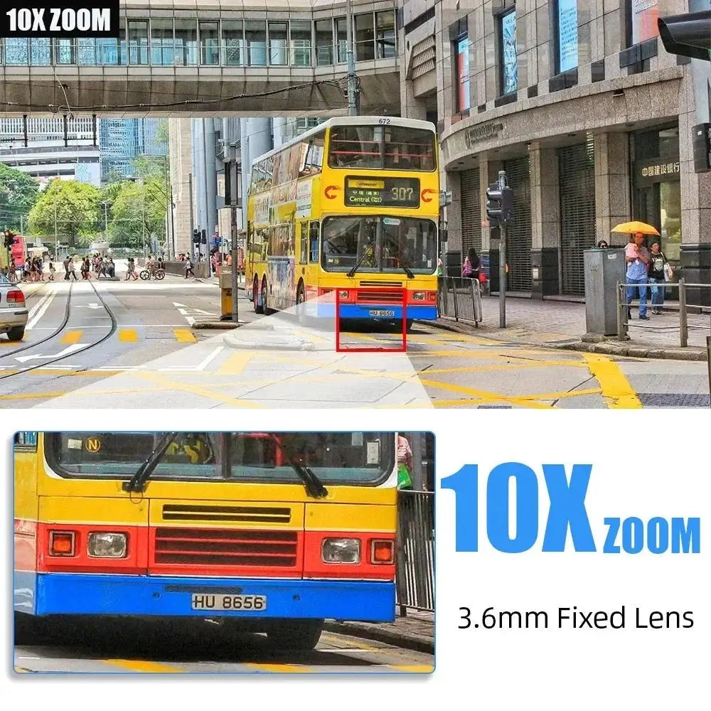 Solar Wireless Security Camera 12MP HD 3 Lens 10X Zoom IP66 Outdoor - stepyours.com