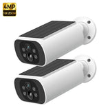 ALEVIO 2.5K Solar Outdoor Wireless Security Camera - AI Detection - stepyours.com