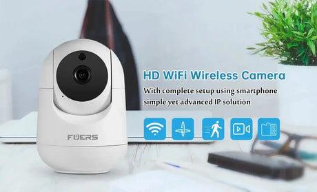 Fuers 5MP WiFi Camera Tuya Smart Home Security Monitor - Tredruns