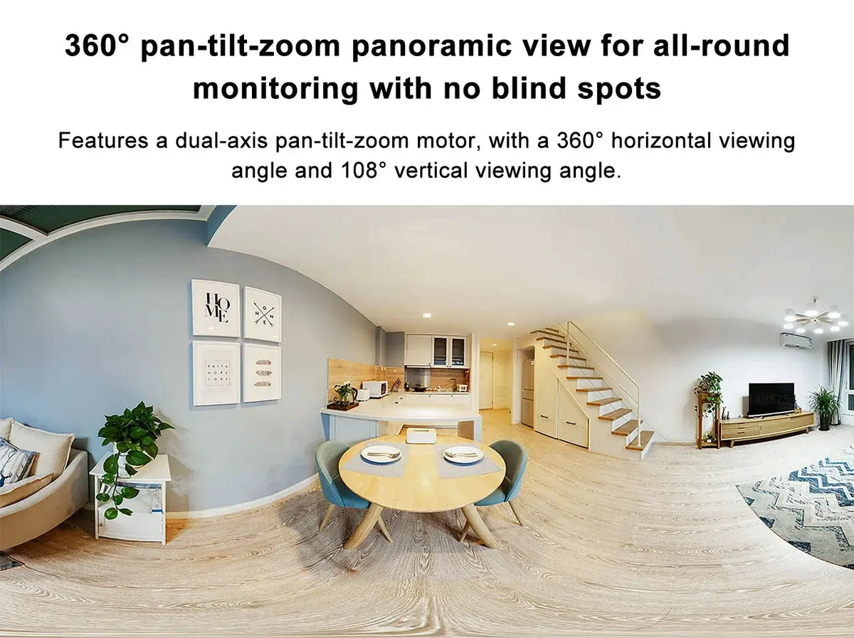 Xiaomi Smart Camera - 360 Degree Indoor Security With 2K Clarity by stepyours.com