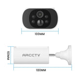 ARCCTV 2K Wireless Solar Camera - Humanoid Detection And Night Vision - stepyours.com