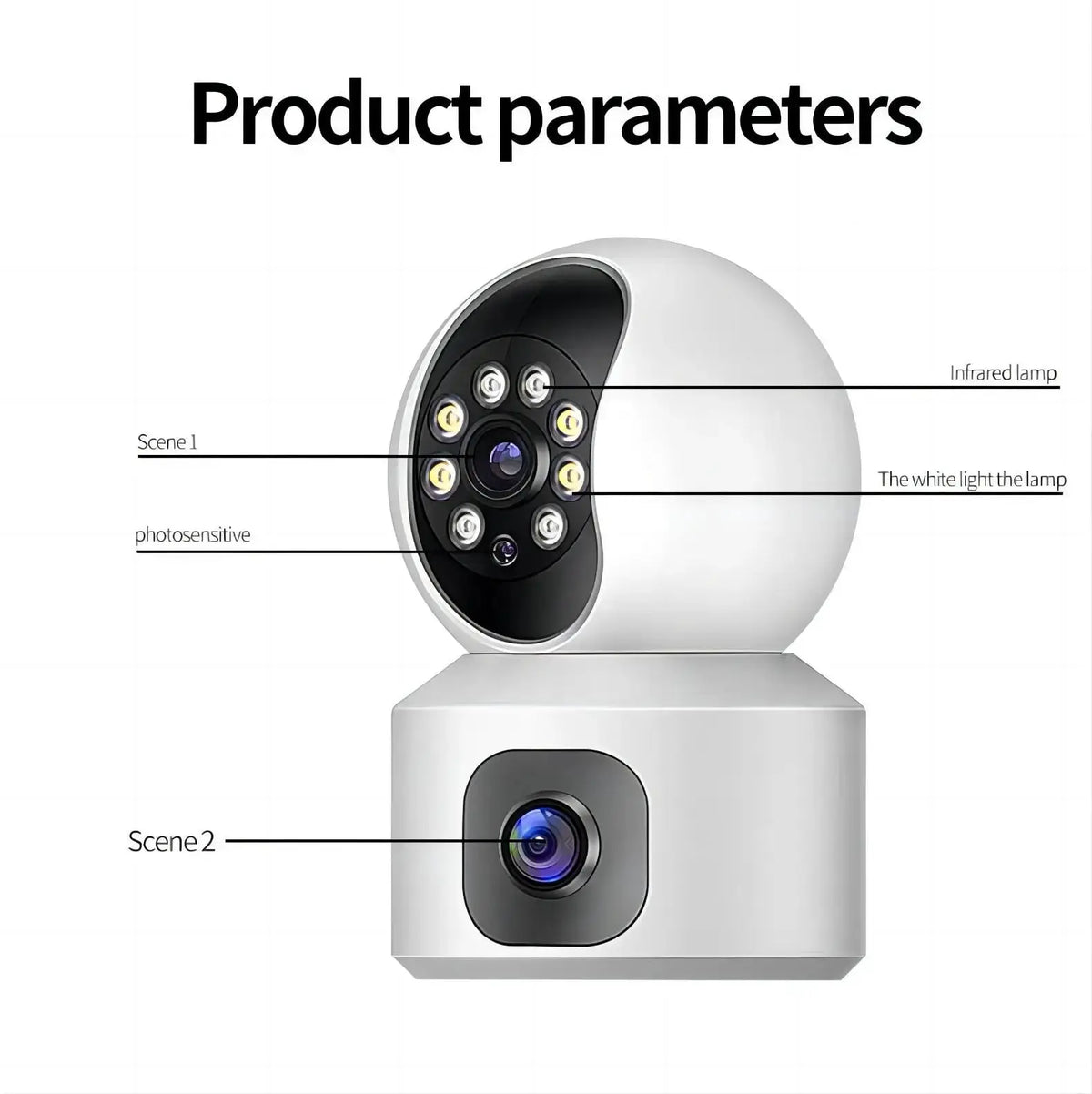 Tuya 8MP Dual Lens WiFi IP Camera - Color Night Vision With Auto Tracking - stepyours.com