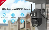 Okam Pro 15MP WiFi Outdoor Camera Auto Tracking 5X Digital Zoom PTZ Surveillance - stepyours.com