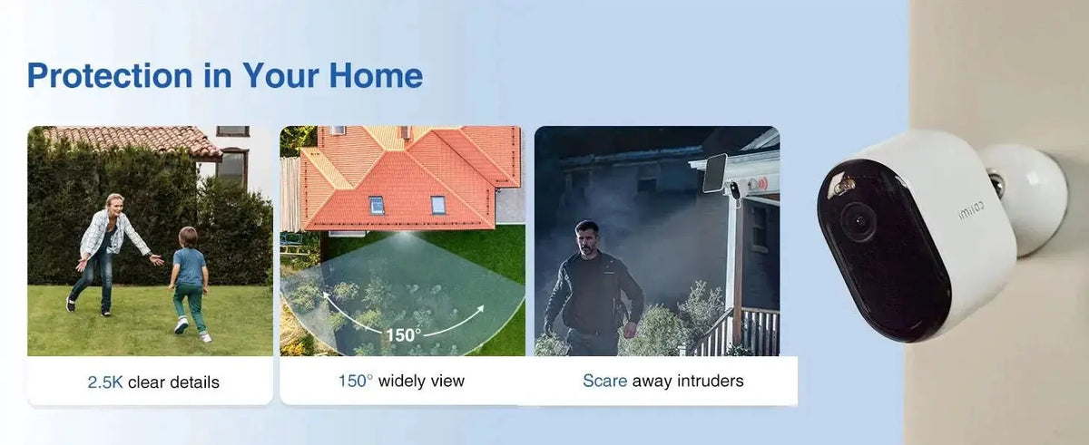 Imilab EC4 Outdoor Security Camera 2.5K Battery Powered Color Night Vision - stepyours.com