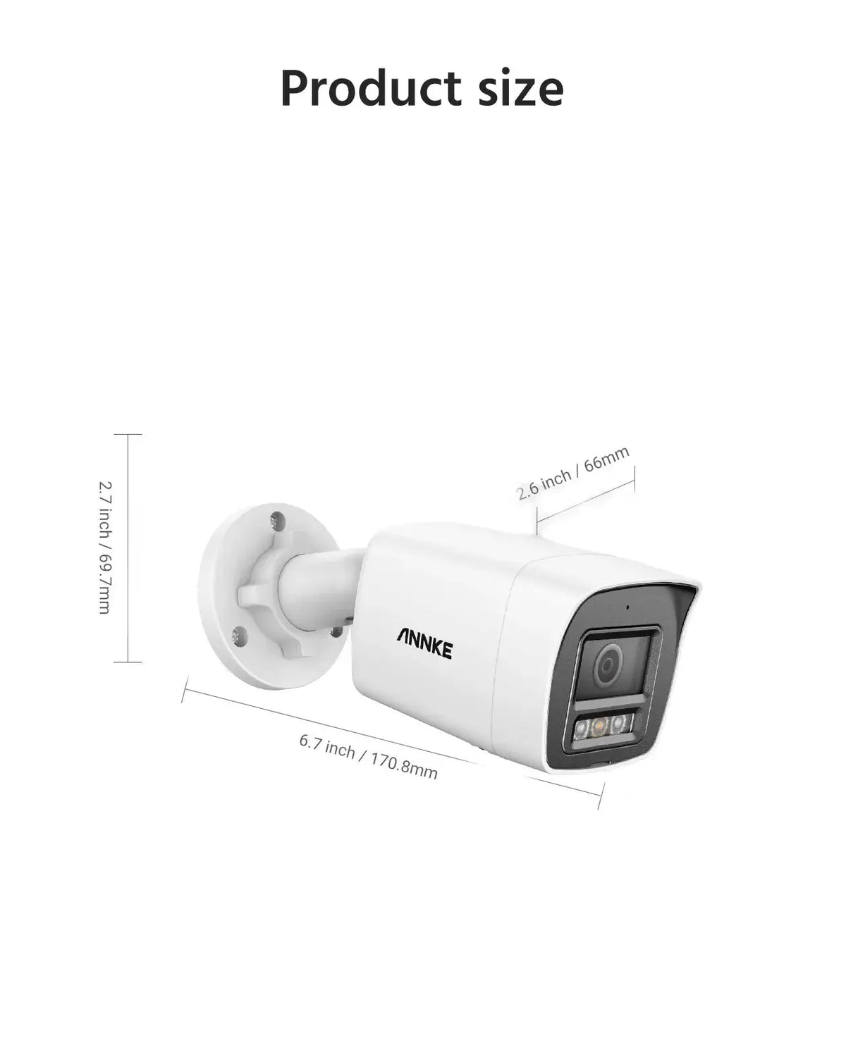 ANNKE 12MP Outdoor Dual Light PoE Security Camera IP67 Night Vision C1200 - stepyours.com