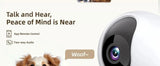 BoyKeep Baby Monitor Camera 2K HD Motion Detection And Two Way Audio 360 View - stepyours.com