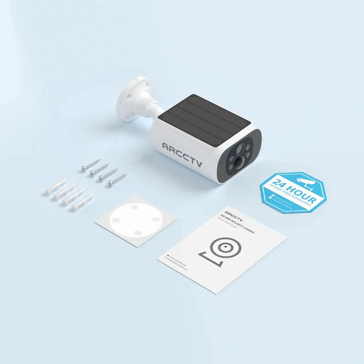 ARCCTV 2K Wireless Solar Camera - Humanoid Detection And Night Vision - stepyours.com