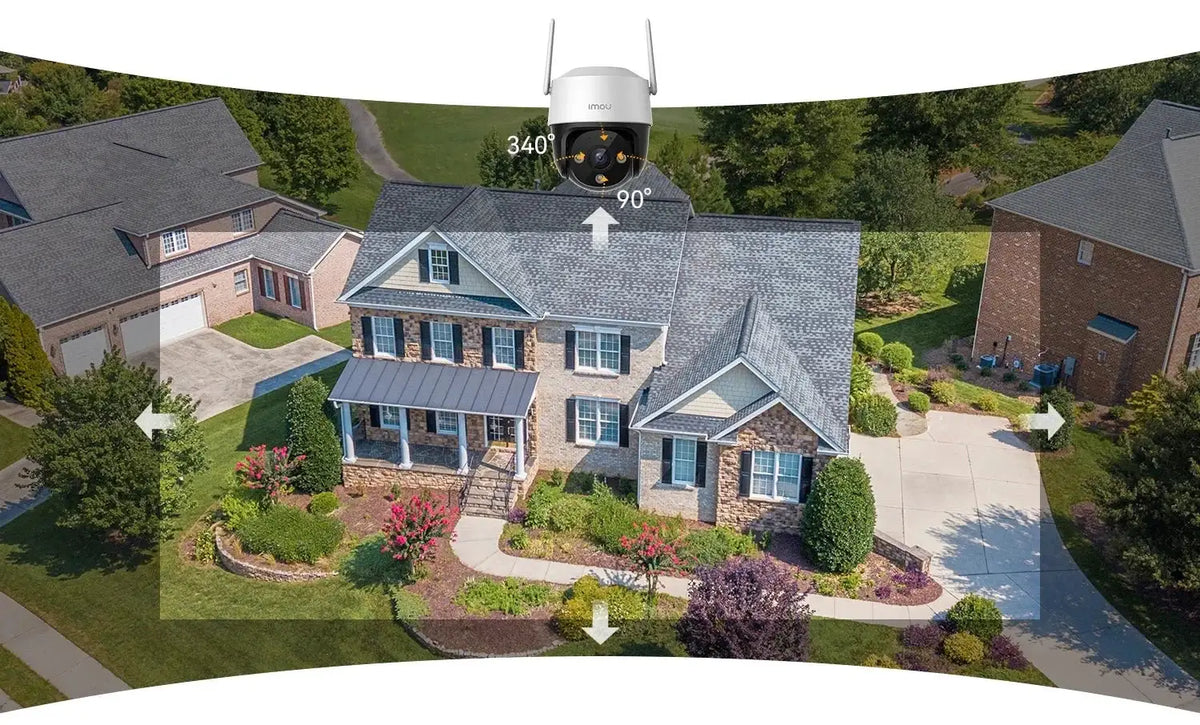 IMOU Cruiser SE Plus Outdoor PTZ WiFi Camera - Color Night Vision AI Detection - stepyours.com