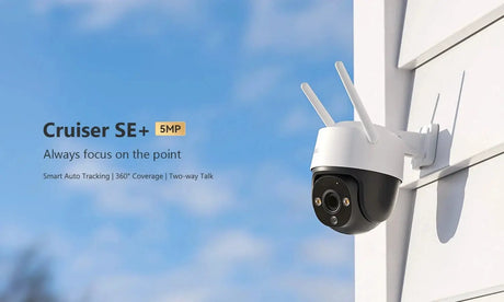 Imou Cruiser SE Plus 5MP Outdoor PTZ WiFi Camera 2 Pack IP66 AI Detection - stepyours.com