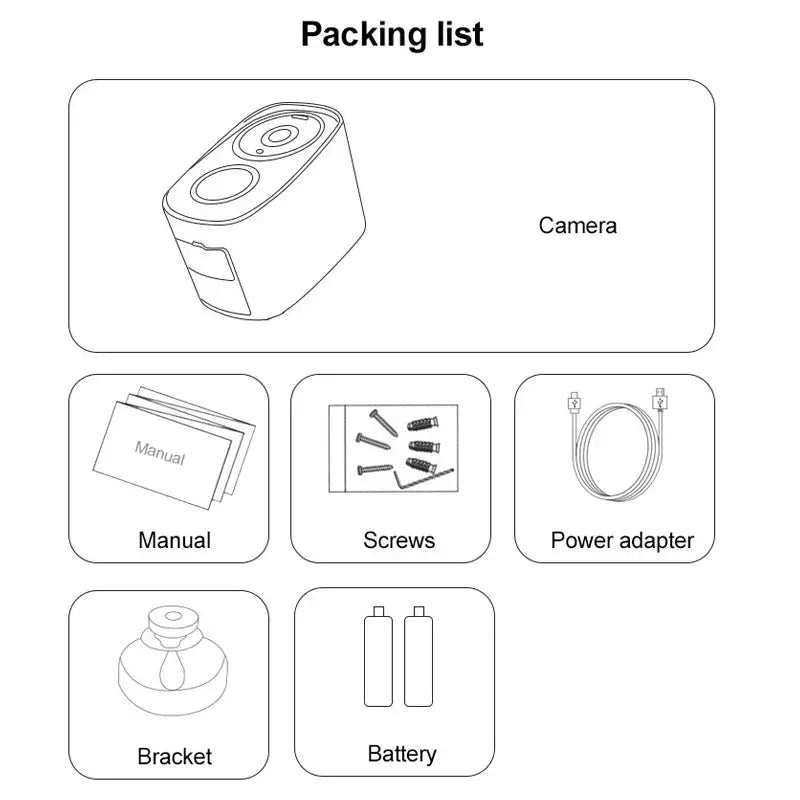 Vstarcam CB54 TZ 2K Solar Wireless Battery Security Camera With PIR Motion Alarm - stepyours.com