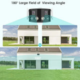 Besder 8MP 4K Dual Lens WiFi IP Camera AI Human Detection Outdoor Security - stepyours.com