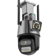 Outdoor WiFi PTZ Camera 8MP Dual - Lens 4K AI Tracking Dual Screen Night Vision - stepyours.com